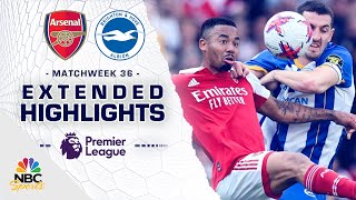 Arsenal v Brighton  PREMIER LEAGUE HIGHLIGHTS  5142023  NBC Sports [upl. by Colson17]