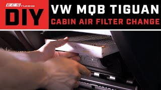 VW Tiguan Cabin Filter Replacement  DIY [upl. by Naivart]