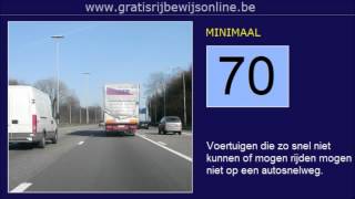 GRATIS RIJBEWIJS ONLINE 4 Rijbewijs B  AUTOSNELWEG [upl. by Eiramik97]