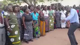 New Apostolic Church  choir in rural Zambia [upl. by Ahsilrak926]