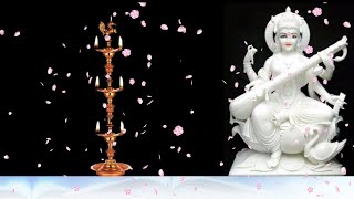 Saraswati Vandana with Virtual Lamp Lighting by Dr Vikram Patra [upl. by Seditsira]