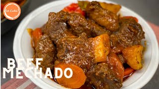 Beef Mechado Recipe  Beef Stew  Mechadong Baka  Easy to Follow Recipe [upl. by Fia]