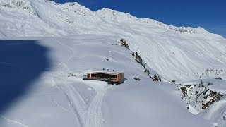 Winterwanderung amp Skidootransport zur Schönwieshütte in Obergurgl Hochgurgl [upl. by Nivle698]