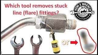 How to remove a stuck rusty or damaged flare nut or line nut [upl. by Harlene219]