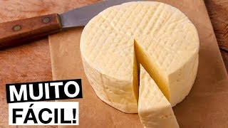 FAÇA QUEIJO CASEIRO SÓ COM 3 INGREDIENTES [upl. by Halimeda]