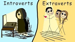 Casually Explained Introverts and Extraverts [upl. by Ahsinrad]