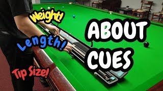 Snooker Cue Advice  Snooker Cue Tips [upl. by Rihat]