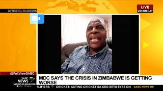 MDCs reaction to crisis in Zimbabwe Prof Welshman Ncube [upl. by Martel]