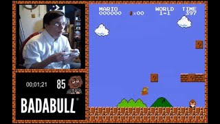 Super Mario Speed Run in 5 Minutes Badabun Parody karljobst JamesNintendoNerd [upl. by Belcher958]