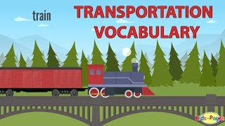 Transportation Vocabulary and Vehicle Names [upl. by Aneelak]