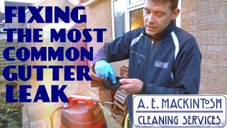 Fixing The Most Common Gutter Leak [upl. by Assyral]