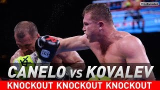 Canelo Alvarez stuns Sergey Kovalev with vicious TKO in the 11th round  Highlights  CBS Sports HQ [upl. by Mihar]