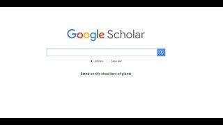 Google Scholar [upl. by Oznerol148]