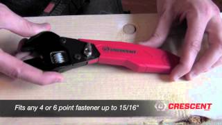 Crescent® Ratcheting Adjustable Wrench ATR28 [upl. by Warder]