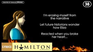 38 Hamilton  Burn VIDEO LYRICS [upl. by Wylde606]