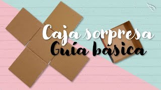 DIY ♡ Caja sorpresa  caja explosiva guía básica  Erandy Paz [upl. by Sergio]