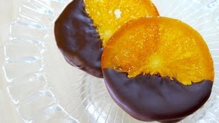 Chocolate Dipped Candied Orange Slices Orangette 輪切り オランジェット ギフト ラッピング Recipe [upl. by Kora]