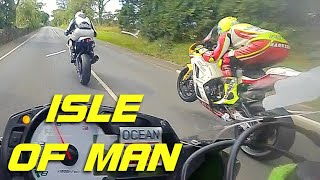 ⚡️LAST LAP✔️ ISLE OF MAN  MANX GRAND PRIX same street circuit as the TT [upl. by Anitsud]