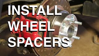 How to PROPERLY Install Wheel Spacers [upl. by Ardnazxela]