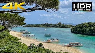 🏝️ 4K HDR Most Beautiful Beach in Okinawa  Kabira Bay in Ishigaki Island 🛥️ [upl. by Ira]