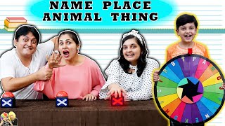 NAME PLACE ANIMAL THING  Use your brain fun challenge  Aayu and Pihu Show [upl. by Arriaes]