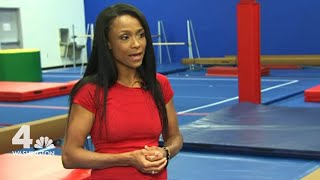 Olympian Dominique Dawes on Simone Biles Exit From Olympic Event [upl. by Cesaria692]