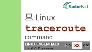 Linux traceroute command summary with examples [upl. by Akiemat]