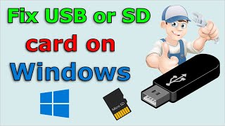 How to fix a USB drive in Windows with diskpart [upl. by Zitah]