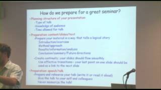 How to Give a Great Science Seminar [upl. by Hill]