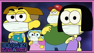 ZOMBIES 2 Flesh amp Bone Parody 💥  Stuck At Home  Broken Karaoke  Big City Greens  Disney Channel [upl. by Acacia]