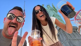 LAS VEGAS VLOG  The Cosmopolitan  China Poblano  Travel Day part 1 [upl. by Tade]