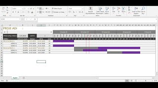 Excelde İş Programı Yapıyoruz [upl. by Onofredo]