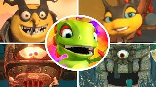 YookaLaylee and the Impossible Lair  All Bosses amp Ending [upl. by Fenwick357]