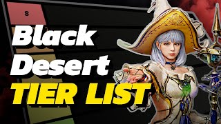 The ULTIMATE Tier List for Black Desert Online [upl. by Midan]