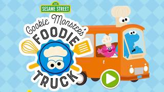 Sesame Street Cookie Monsters Foodie Truck Game Play [upl. by Neelcaj]