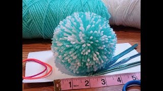 4inch pompom using folded paper [upl. by Hayward]