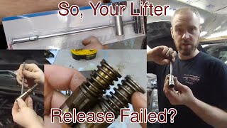 When Your Lifter Release Attempt Fails Stuck in Bore [upl. by Annabel]