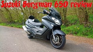 Suzuki Burgman 650 executive review [upl. by Aitenev719]