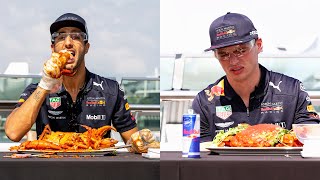 Daniel Ricciardo and Max Verstappen do a Smash N Crab job on Singapore [upl. by Piper]