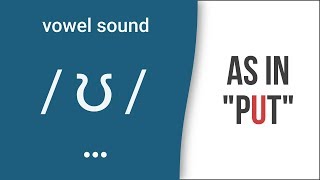 Vowel Sound  ʊ  as in quotputquot  American English Pronunciation [upl. by Einalem283]