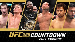 FULL EPISODE  UFC 296 Countdown [upl. by Etnoek]