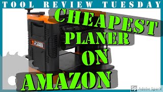 WEN 125” Thickness Planer Review model 6550 [upl. by Ellehcam239]