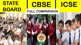 State Board vs CBSE vs ICSE Full Comparison UNBIASED in Hindi 2021  CBSE vs ICSE vs State Board [upl. by Ahsitel]