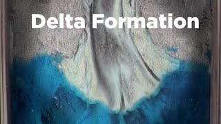 Delta Formation in a Stream Table [upl. by Nivad943]