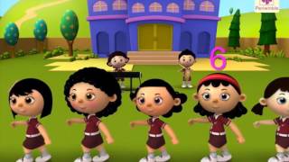 One Little Two Little Indians  3D English Nursery Rhyme for Children  Periwinkle  Rhyme 51 [upl. by Marr]