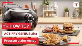 How to program your ActiFry Genius 2in1  Tefal [upl. by Divod]