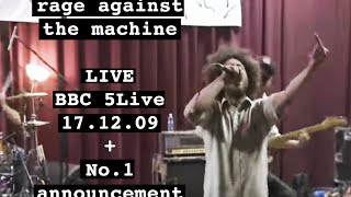 Rage Against the Machine  Live on BBC Radio  No1 Announcement [upl. by Ayom]