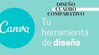 COMO DISEÑAR UN CUADRO COMPARATIVO EN CANVA [upl. by Stillmann]