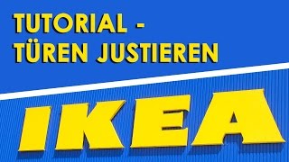 Ikea Türen justieren Tutorial [upl. by Ocana439]