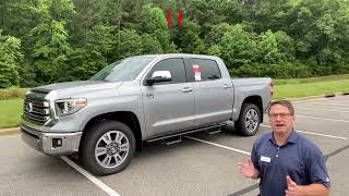 2021 Toyota Tundra 1794 Edition for Sale  Silver Sky Metallic PLUS key highlights of 1794 [upl. by Ceciley247]